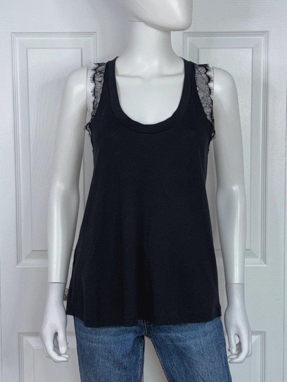 PINKO women's black lace camisole small